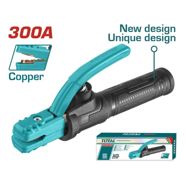 PORTA ELECTRODO 300AMP TOTAL PARA SOLDADORA